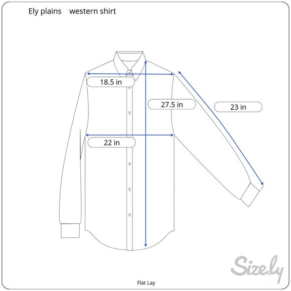 Vintage 70's Ely Plains Western Style Plaid Shirt Pearl Snap Buttons - Picture 9 of 9